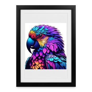 Colorful Era Illuminated Art - Framed poster (27 × 37 cm) - black - Front