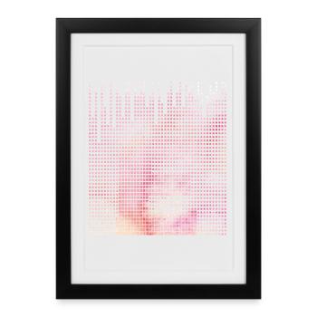 Letter E, name, the letter E - Framed poster (27 × 37 cm) - black - Front