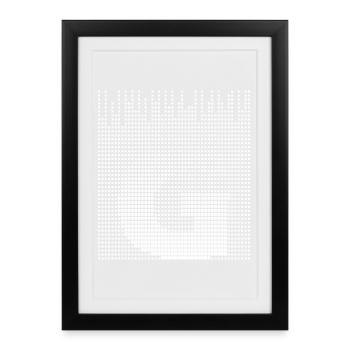 Letter G, name, the letter G - Framed poster (27 × 37 cm) - black - Front