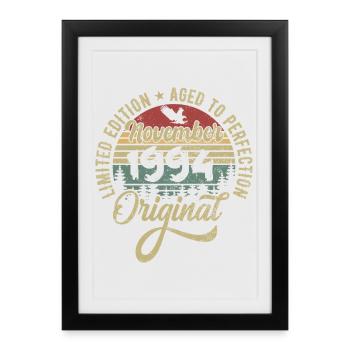 November 1994 Anniversary Gift November 1994 - Framed poster (27 × 37 cm) - black - Front