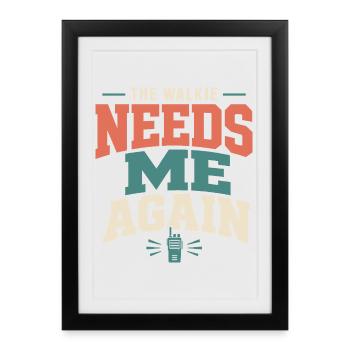 Head of the daycare center, head of the preschool - Framed poster (27 × 37 cm) - black - Front