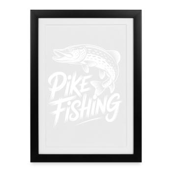 Piquets sauteurs - Affiche encadrée (27 × 37 cm) - noir - Devant
