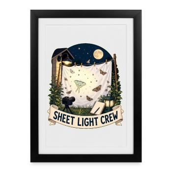 SHEET LIGHT CREW - Framed poster (27 × 37 cm) - black - Front