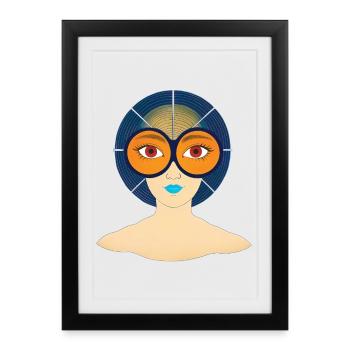 FREE YOUR MIND #2 - nice people - Framed poster (27 × 37 cm) - black - Front