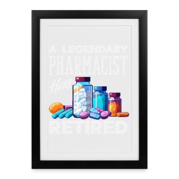 Pharmacist Pharmaceutical Technical - Framed poster (27 × 37 cm) - black - Front
