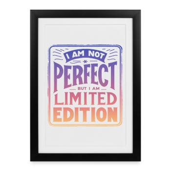 Limited edition - Framed poster (27 × 37 cm) - black - Front