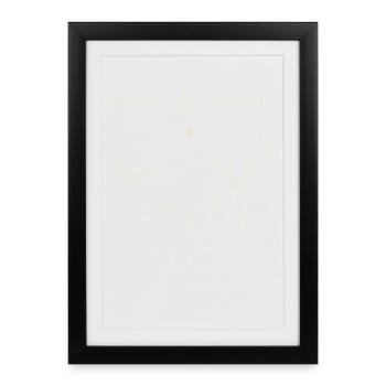 Forever Timmy - Unforgotten Whale Beige Fine Art - Affiche encadrée (27 × 37 cm) - noir - Devant