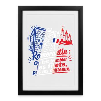Romorantin Filets Tremblants - Gerahmtes Poster (27 × 37 cm) - Schwarz - Vorne