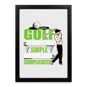 gulf - Framed poster (27 × 37 cm) - black - Front