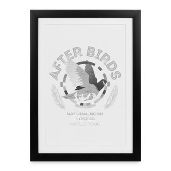 After Birds, Natural Born Losers world tour - Framed poster (27 × 37 cm) - black - Front
