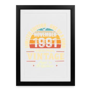 November 1991 Best Gift 1991 - November 1991 - Framed poster (27 × 37 cm) - black - Front