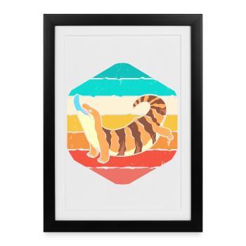 Lizard - Framed poster (27 × 37 cm) - black - Front