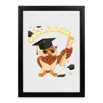 PassD - Framed poster (27 × 37 cm) - black - Front