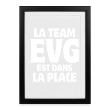 bachelor party, bachelor party, wedding - Framed poster (27 × 37 cm) - black - Front