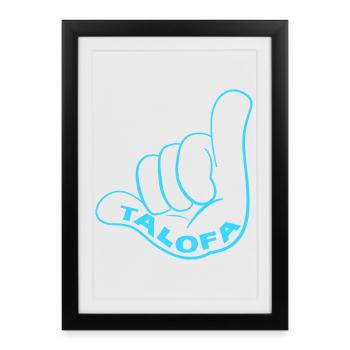 Samoa - Affiche encadrée (27 × 37 cm) - noir - Devant