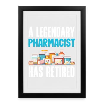 Pharmacist Pharmaceutical Technical - Framed poster (27 × 37 cm) - black - Front