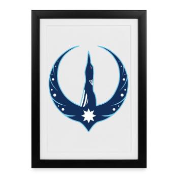Minnesota Rebellion Loon - Framed poster (27 × 37 cm) - black - Front