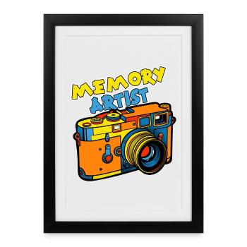 Memory Artist: Love of Photography - Framed poster (27 × 37 cm) - black - Front