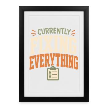 Head of the daycare center, head of the preschool - Framed poster (27 × 37 cm) - black - Front