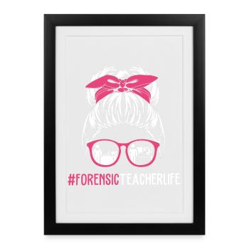 Forensics, Forensic Scientists, Forensic Science - Framed poster (27 × 37 cm) - black - Front