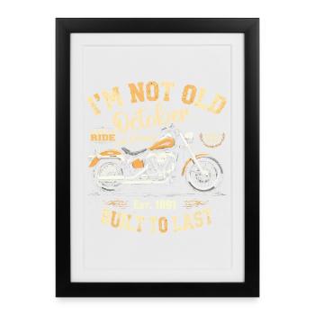 Anniversaire Octobre 1991 Anniversaire Octobre 1991 - Affiche encadrée (27 × 37 cm) - noir - Devant