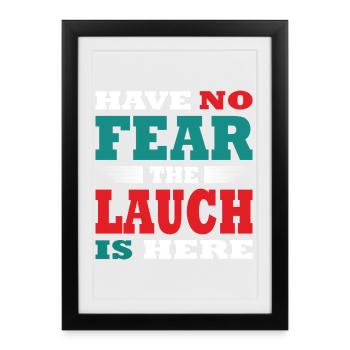 N’ayez crainte, le Lauch est là Tenue - Affiche encadrée (27 × 37 cm) - noir - Devant