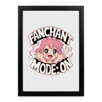 K-Pop Fanchant Korea Music - Framed poster (27 × 37 cm) - black - Front
