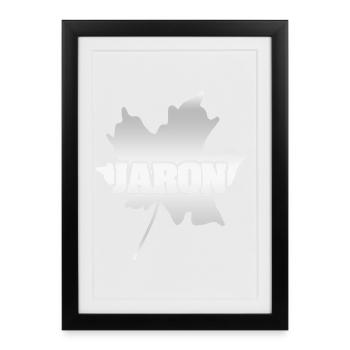 Jaron Jaron - Framed poster (27 × 37 cm) - black - Front