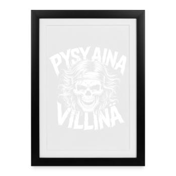 Wild Skull Design - Framed poster (27 × 37 cm) - black - Front