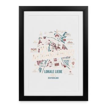 My Hood Kiel - Gerahmtes Poster (27 × 37 cm) - Schwarz - Vorne