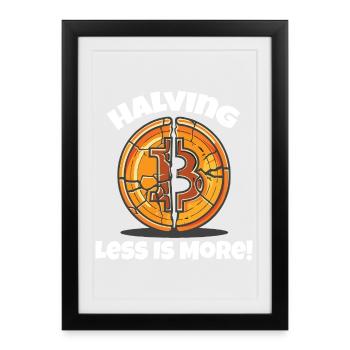 Quelle partie du Bitcoin ne comprenez-vous pas ? - Affiche encadrée (27 × 37 cm) - noir - Devant
