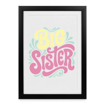 Big Sister Celebration - Framed poster (27 × 37 cm) - black - Front