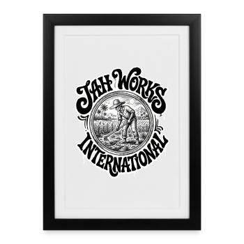 Dub Reggae Jah Works - Affiche encadrée (27 × 37 cm) - noir - Devant