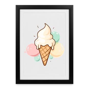 Bullet by bullet happy - Framed poster (27 × 37 cm) - black - Front