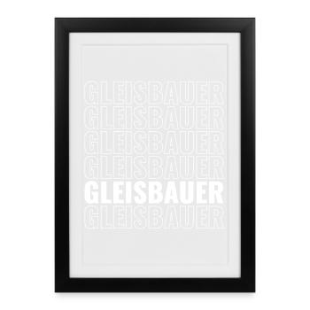 Track Builders – Statement Design for Construction Professionals - Framed poster (27 × 37 cm) - black - Front