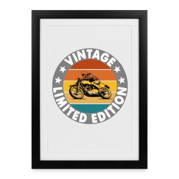 Vintage - Framed poster (27 × 37 cm) - black - Front