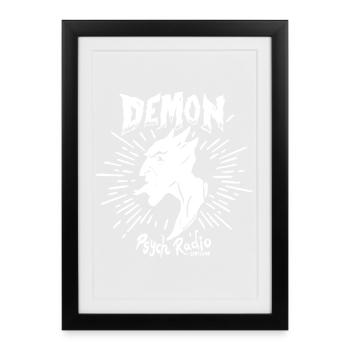 Demon Psych Radio - Framed poster (27 × 37 cm) - black - Front