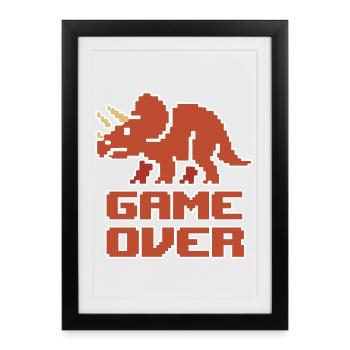 FIN DU JEU - Affiche encadrée (27 × 37 cm) - noir - Devant