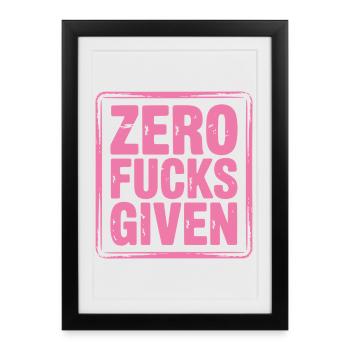 Feminist Statement Bold Design - Framed poster (27 × 37 cm) - black - Front