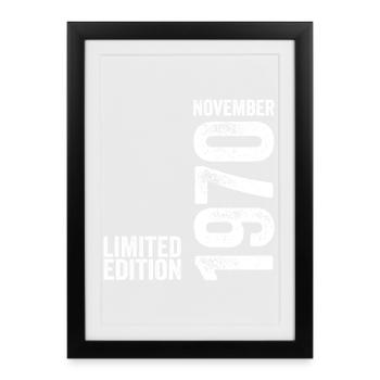 November 1970 Limited Edition November 1970 - Framed poster (27 × 37 cm) - black - Front