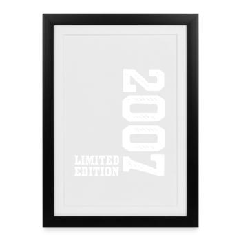 19th Birthday 2007 Limited Edition Young Girls - Framed poster (27 × 37 cm) - black - Front