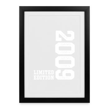 17e anniversaire 2009 Édition limitée Garçons Filles - Affiche encadrée (27 × 37 cm) - noir - Devant