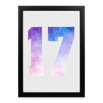 Issue 17 – 17th Anniversary Gift - Framed poster (27 × 37 cm) - black - Front