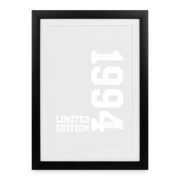 32e anniversaire 1994 Édition limitée Homme Femme - Affiche encadrée (27 × 37 cm) - noir - Devant