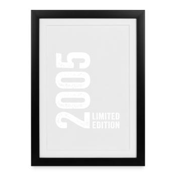 2005 Édition Limitée 21 ans anniversaire - Affiche encadrée (27 × 37 cm) - noir - Devant