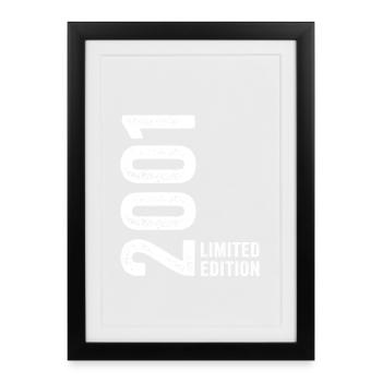 2001 Édition Limitée 25 ans anniversaire - Affiche encadrée (27 × 37 cm) - noir - Devant