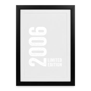 2006 Édition Limitée 20 ans anniversaire - Affiche encadrée (27 × 37 cm) - noir - Devant