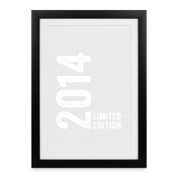 2014 Édition Limitée 12 ans anniversaire - Affiche encadrée (27 × 37 cm) - noir - Devant