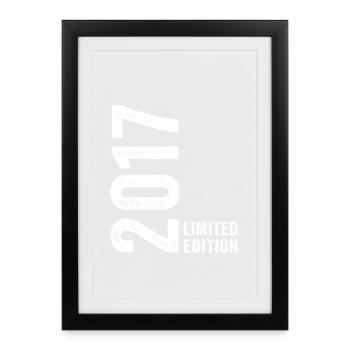 2017 Édition Limitée 9 ans anniversaire - Affiche encadrée (27 × 37 cm) - noir - Devant