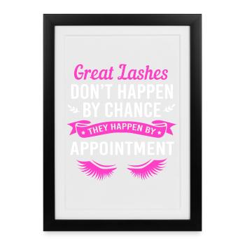 Cosmetics Make-up Beautician - Framed poster (27 × 37 cm) - black - Front